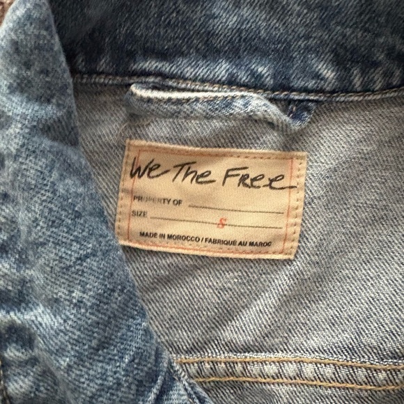 We The Free Light Blue Denim Jacket - Picture 2 of 2